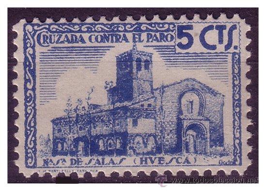 Briefmarken: Huesca HUESCA, FESOFI N&ordm; 10 * *, Guerra Civil, LUJO