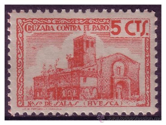 Briefmarken: Huesca HUESCA, FESOFI N&ordm; 11 * *, Guerra Civil, LUJO