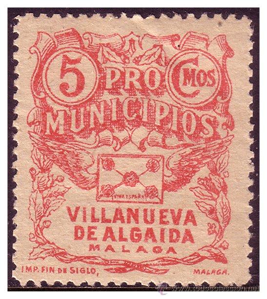 Briefmarken: M&aacute;laga VILLANUEVA DE ALGAIDA, Guerra Civil, FESOFI n&ordm; 2 *
