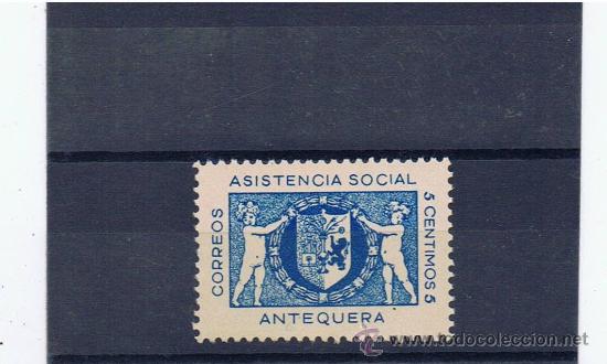Briefmarken: Antequera asistencia social *** 5 cts azul