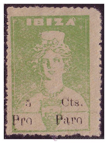 Briefmarken: Baleares IBIZA, FESOFI N&ordm; 5a (*) ss, Guerra Civil