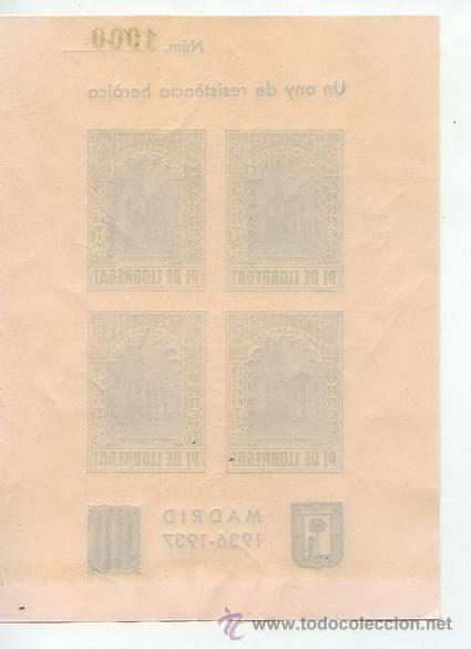 Sellos: HOJA BLOQUE PI DE LLOBREGAT - Foto 2