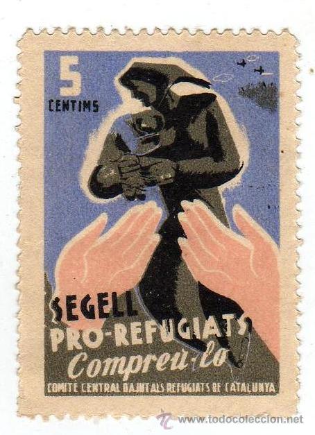 Sellos: Sello Pro-Refugiats de Catalunya - Foto 1