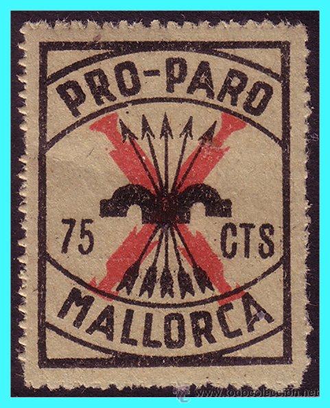 Stamps: BALEARES, Mallorca. Guerra Civil, FESOFI N&ordm; 26 * *