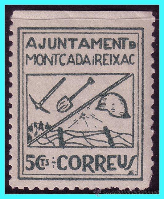 Briefmarken: BARCELONA, Montcada i Reixach. Guerra Civil, FESOFI N&ordm; 14 * *