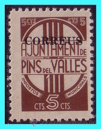 Francobolli: BARCELONA, Pins del Vall&eacute;s. Guerra Civil, FESOFI N&ordm; 38 (*) ss