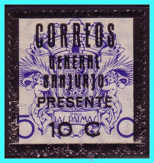 Stamps: CANARIAS Las Palmas, Guerra Civil, FESOFI n&ordm; 8 * *