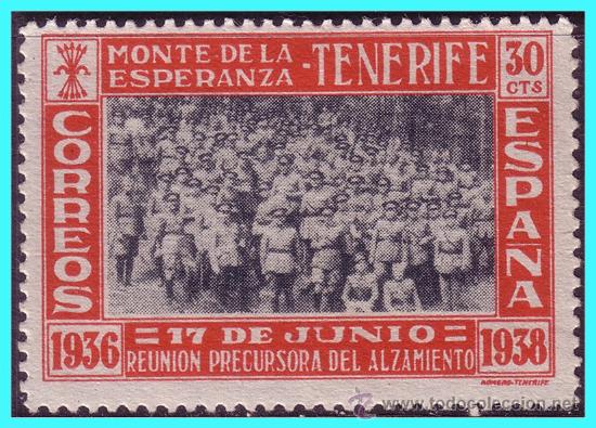 Stamps: CANARIAS Tenerife, Guerra Civil, FESOFI n&ordm; 29a *