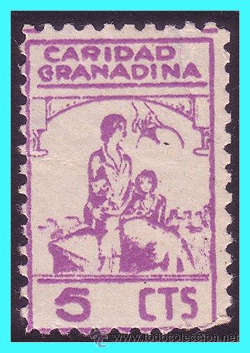 Stamps: Granada GRANADA, Guerra Civil, FESOFI N&ordm; 25 (*)