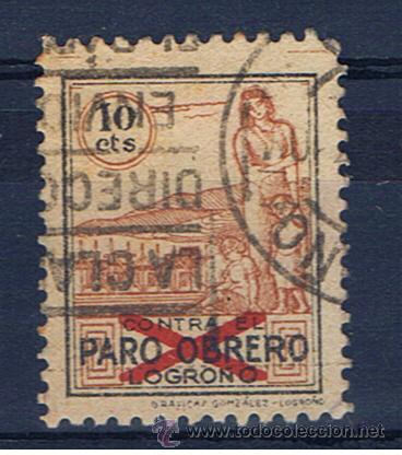 Sellos: logro&ntilde;o 10 cts contra el paro - Foto 1