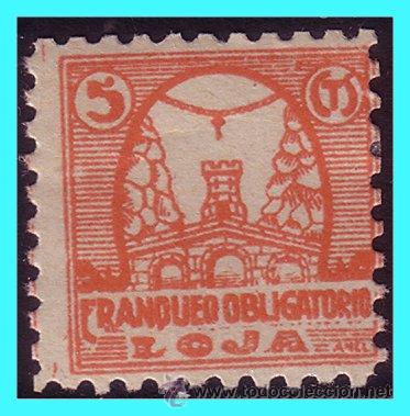 Briefmarken: Granada LOJA, Guerra Civil, FESOFI N&ordm; 13 *