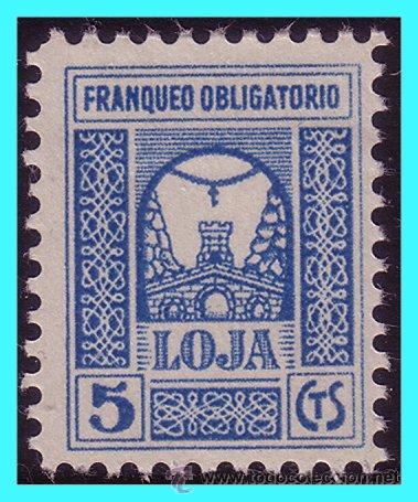 Briefmarken: Granada LOJA, Guerra Civil, FESOFI N&ordm; 17 *
