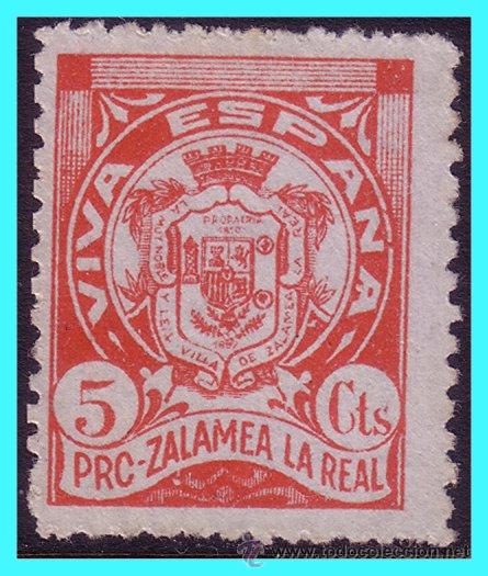 Selos: HUELVA Zalamea la Real, Civil, FESOFI N&ordm; 1 (*)