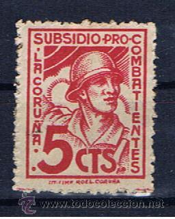 Briefmarken: la coru&ntilde;a procombatientes