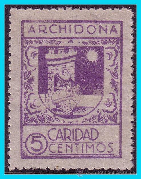 Briefmarken: M&Aacute;LAGA Archidona, Guerra Civil, FESOFI N&ordm; 2 (*)