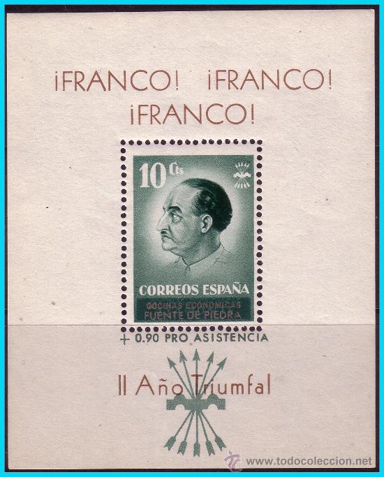 Briefmarken: M&Aacute;LAGA Fuente de Piedra, Guerra Civil, FESOFI N&ordm; 19 * *