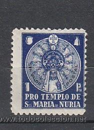Sellos: PRO TEMPLO DE S. MARIA DE NURIA - Foto 1