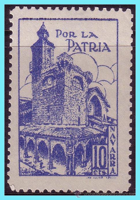 Selos: Navarra, NAVARRA, Guerra Civil, FESOFI n&ordm;  3 (*) cs