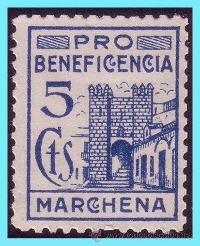 Francobolli: Sevilla MARCHENA, Guerra Civil, FESOFI N&ordm; 1 (*)