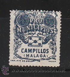 Sellos: CAMPILLOS. PRO MUNICIPIOS 5 CTS. - Foto 1