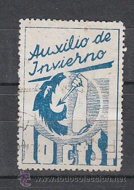 Sellos: AUXILIO DE INVIERNO. 10 CTS. - Foto 1