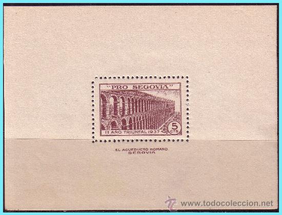 Timbres: Segovia SEGOVIA, Guerra Civil, FESOFI N&ordm; 21 * *