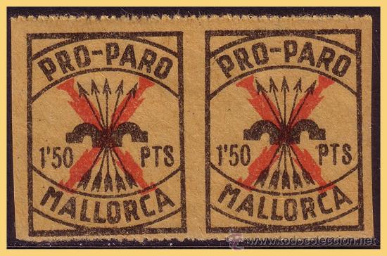 Briefmarken: Baleares MALLORCA, Guerra Civil, FESOFI n&ordm; 29phs * *