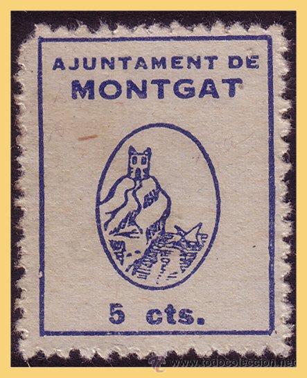 Briefmarken: Barcelona MONTGAT, Guerra Civil, FESOFI n&ordm; 2 (*)