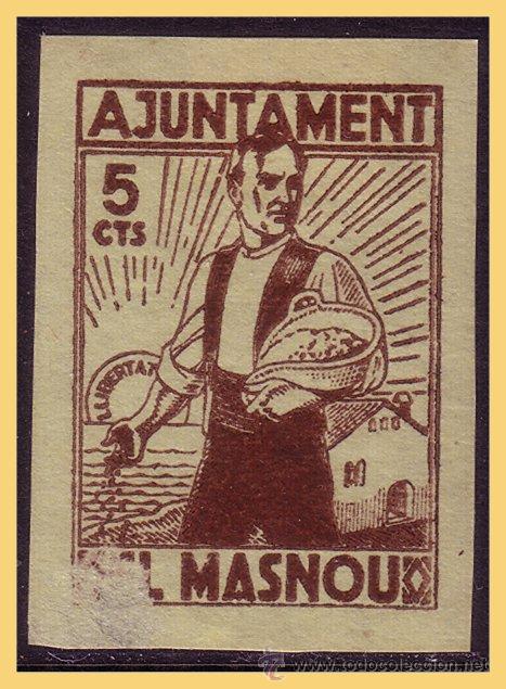 Selos: Barcelona MASNOU Guerra Civil, FESOFI n&ordm; 6 *