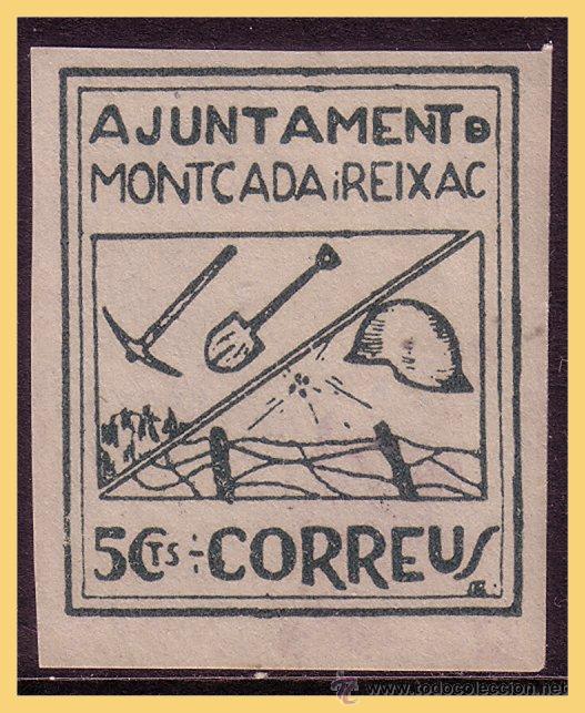 Stamps: Barcelona MONTCADA I REIXACH Guerra Civil, FESOFI n&ordm; 14s * *