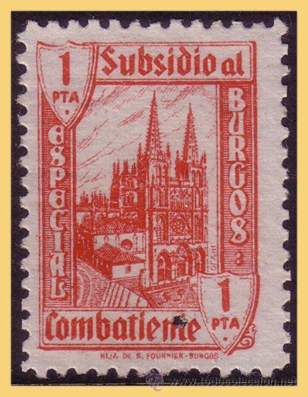 Stamps: Burgos BURGOS, Guerra Civil, FESOFI n&ordm; 13 (*)