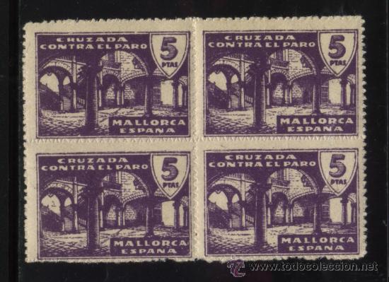 Stamps: S-03462- MALLORCA. CRUZADA CONTRA EL PARO
