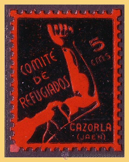 Stamps: Ja&eacute;n CAZORLA, GUERRA CIVIL, FESOFI n&ordm; 4 * *