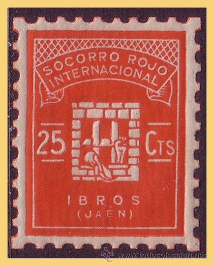 Stamps: Ja&eacute;n IBROS, GUERRA CIVIL, FESOFI n&ordm; 2 *