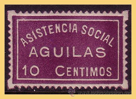 Timbres: Murcia &Aacute;GUILAS, Guerra Civil, FESOFI n&ordm; 2 * *
