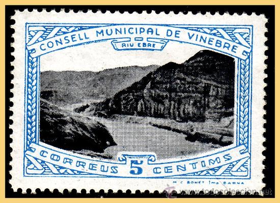 Francobolli: Tarragona VINEBRE, Guerra Civil, FESOFI N&ordm; 1 *