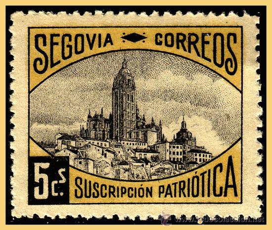 Stamps: Segovia SEGOVIA, Guerra Civil, FESOFI N&ordm; 24 * *