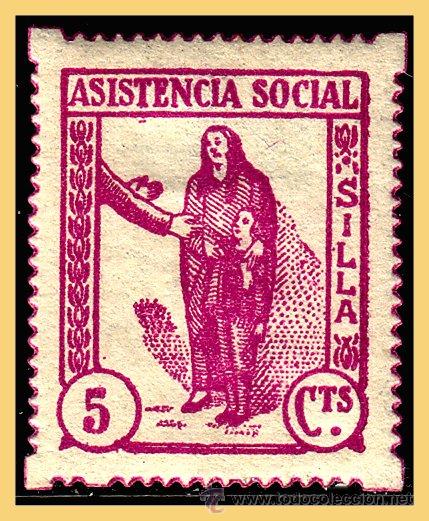 Briefmarken: Valencia SILLA, Guerra Civil, FESOFI N&ordm; 1 *