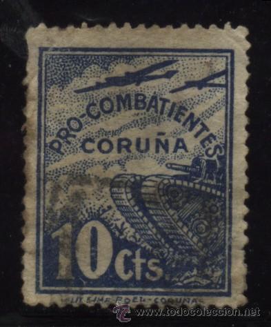 Sellos: S-3886- CORU&Ntilde;A. PRO COMBATIENTES - Foto 1