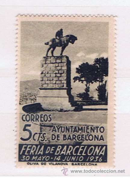 Briefmarken: ayuntamiento de Barcelona 1936 edifil 14