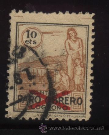Sellos: S-04681- LOGRO&Ntilde;O. CONTRA EL PARO. - Foto 1