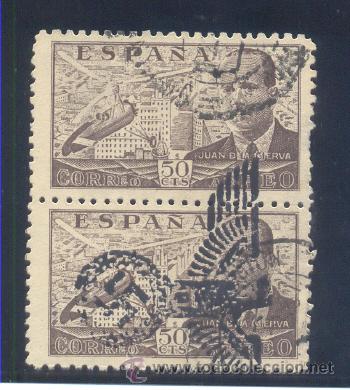 Sellos: EDIFIL 883 USADO &rdquo; JUAN DE LA CIERVA&rdquo; - Foto 1