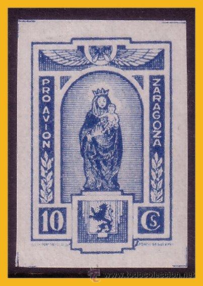Selos: ZARAGOZA  Zaragoza, Guerra Civil, FESOFI n&ordm; 14s * *
