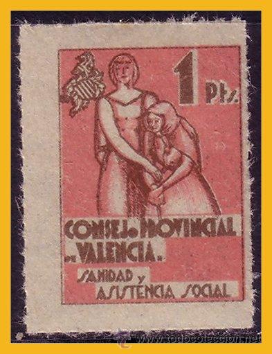 Selos: VALENCIA Valencia, Guerra Civil, FESOFI n&ordm; 7 * *