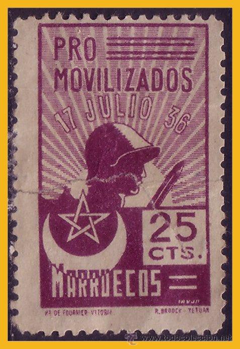Selos: Marruecos (EXTRANJERO), Guerra Civil, FESOFI n&ordm; 3 (*)