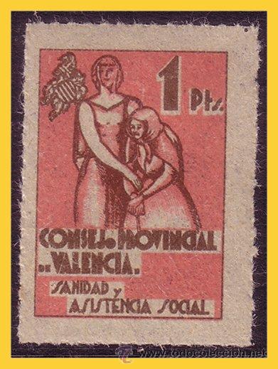 Timbres: VALENCIA Valencia, Guerra Civil, FESOFI N&ordm; 7 * *