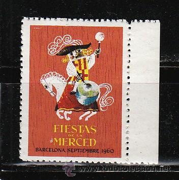 Sellos: FIESTAS DE LA MERCED. BARCELONA-60 - Foto 1