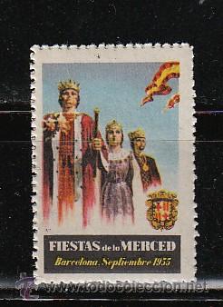 Sellos: FIESTAS DE LA MERCED. BARCELONA- 55 - Foto 1