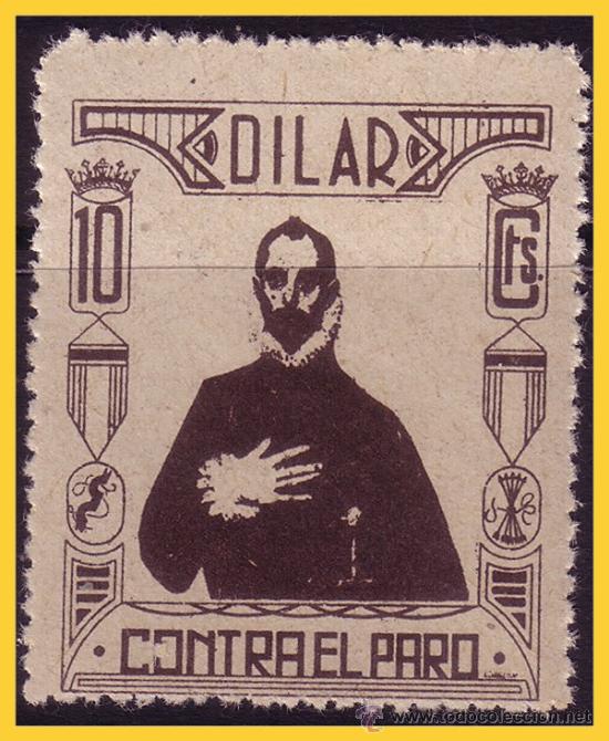 Stamps: GRANADA Dilar, Guerra Civil, FESOFI N&ordm; 26 * *