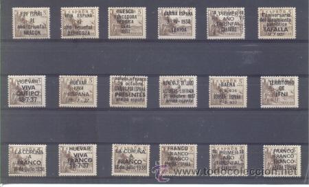 Sellos: SOBRECARGAS PATRIOTICAS - Foto 1